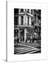 Urban Scene in Broadway - NYC Crosswalk - Manhattan - New York City - United States-Philippe Hugonnard-Stretched Canvas