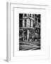 Urban Scene in Broadway - NYC Crosswalk - Manhattan - New York City - United States-Philippe Hugonnard-Framed Art Print