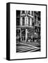 Urban Scene in Broadway - NYC Crosswalk - Manhattan - New York City - United States-Philippe Hugonnard-Framed Stretched Canvas