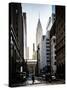 Urban Scene in Winter at Grand Central Terminal in New York City with the Chrysler Building-Philippe Hugonnard-Stretched Canvas