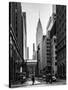 Urban Scene in Winter at Grand Central Terminal in New York City with the Chrysler Building-Philippe Hugonnard-Stretched Canvas