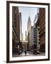 Urban Scene in Winter at Grand Central Terminal in New York City with the Chrysler Building-Philippe Hugonnard-Framed Photographic Print