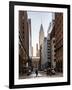 Urban Scene in Winter at Grand Central Terminal in New York City with the Chrysler Building-Philippe Hugonnard-Framed Photographic Print