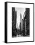 Urban Scene in Winter at Grand Central Terminal in New York City with the Chrysler Building-Philippe Hugonnard-Framed Stretched Canvas