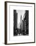 Urban Scene in Winter at Grand Central Terminal in New York City with the Chrysler Building-Philippe Hugonnard-Framed Premium Giclee Print