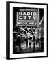 Urban Scene, Radio City Music Hall by Night, Manhattan, Times Square, New York, Classic-Philippe Hugonnard-Framed Premium Photographic Print