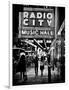 Urban Scene, Radio City Music Hall by Night, Manhattan, Times Square, New York, Classic-Philippe Hugonnard-Framed Photographic Print