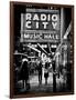 Urban Scene, Radio City Music Hall by Night, Manhattan, Times Square, New York, Classic-Philippe Hugonnard-Framed Photographic Print