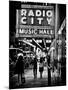 Urban Scene, Radio City Music Hall by Night, Manhattan, Times Square, New York, Classic-Philippe Hugonnard-Mounted Photographic Print