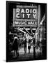 Urban Scene, Radio City Music Hall by Night, Manhattan, Times Square, New York, Classic-Philippe Hugonnard-Framed Photographic Print