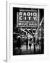 Urban Scene, Radio City Music Hall by Night, Manhattan, Times Square, New York, Classic-Philippe Hugonnard-Framed Photographic Print