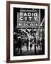 Urban Scene, Radio City Music Hall by Night, Manhattan, Times Square, New York, Classic-Philippe Hugonnard-Framed Photographic Print