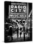 Urban Scene, Radio City Music Hall by Night, Manhattan, Times Square, New York, Classic-Philippe Hugonnard-Stretched Canvas