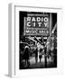 Urban Scene, Radio City Music Hall by Night, Manhattan, Times Square, New York, Classic-Philippe Hugonnard-Framed Photographic Print