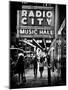 Urban Scene, Radio City Music Hall by Night, Manhattan, Times Square, New York, Classic-Philippe Hugonnard-Mounted Photographic Print