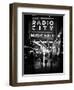 Urban Scene, Radio City Music Hall by Night, Manhattan, Times Square, New York, White Frame-Philippe Hugonnard-Framed Premium Photographic Print