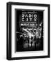 Urban Scene, Radio City Music Hall by Night, Manhattan, Times Square, New York, White Frame-Philippe Hugonnard-Framed Photographic Print