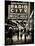 Urban Scene, Radio City Music Hall by Night, Manhattan, Times Square, New York, White Frame-Philippe Hugonnard-Mounted Photographic Print