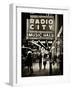 Urban Scene, Radio City Music Hall by Night, Manhattan, Times Square, New York, White Frame-Philippe Hugonnard-Framed Photographic Print