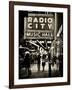 Urban Scene, Radio City Music Hall by Night, Manhattan, Times Square, New York, White Frame-Philippe Hugonnard-Framed Photographic Print