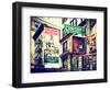 Urban Scene, Wall Advertising "Childrens Hospital", Crosby Street, Broadway, Manhattan, NYC-Philippe Hugonnard-Framed Photographic Print