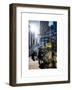 Urban Scene with Hotdog Vendors at Columbus Circle-Philippe Hugonnard-Framed Art Print