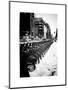 Urban Scene with NYC Citibike in the Snow in Winter-Philippe Hugonnard-Mounted Art Print