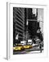 Urban Scene with the Empire State Building in Winter-Philippe Hugonnard-Framed Photographic Print