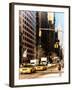 Urban Scene with the Empire State Building in Winter-Philippe Hugonnard-Framed Photographic Print