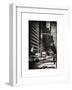 Urban Scene with the Empire State Building in Winter-Philippe Hugonnard-Framed Art Print