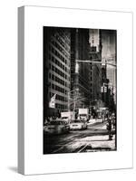 Urban Scene with the Empire State Building in Winter-Philippe Hugonnard-Stretched Canvas