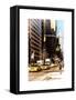 Urban Scene with the Empire State Building in Winter-Philippe Hugonnard-Framed Stretched Canvas