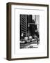 Urban Scene with the Empire State Building in Winter-Philippe Hugonnard-Framed Art Print