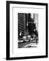 Urban Scene with the Empire State Building in Winter-Philippe Hugonnard-Framed Art Print