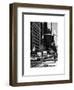 Urban Scene with the Empire State Building in Winter-Philippe Hugonnard-Framed Art Print