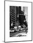 Urban Scene with the Empire State Building in Winter-Philippe Hugonnard-Mounted Art Print