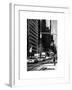 Urban Scene with the Empire State Building in Winter-Philippe Hugonnard-Framed Art Print