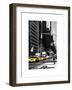 Urban Scene with the Empire State Building in Winter-Philippe Hugonnard-Framed Art Print