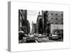 Urban Scene with Yellow Cab in Broadway-Philippe Hugonnard-Stretched Canvas