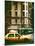 Urban Scene with Yellow Cab on the Upper West Side of Manhattan, NYC, Vintage Colors Photography-Philippe Hugonnard-Mounted Photographic Print