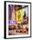 Urban Scene with Yellow Taxi-Philippe Hugonnard-Framed Photographic Print