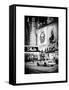 Urban Scene with Yellow Taxi-Philippe Hugonnard-Framed Stretched Canvas