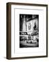 Urban Scene with Yellow Taxi-Philippe Hugonnard-Framed Art Print