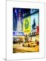 Urban Scene with Yellow Taxi-Philippe Hugonnard-Mounted Art Print