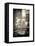 Urban Scene with Yellow Taxi-Philippe Hugonnard-Framed Stretched Canvas