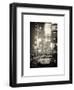 Urban Scene with Yellow Taxi-Philippe Hugonnard-Framed Art Print