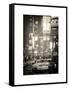 Urban Scene with Yellow Taxi-Philippe Hugonnard-Framed Stretched Canvas