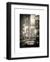 Urban Scene with Yellow Taxi-Philippe Hugonnard-Framed Art Print