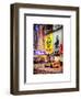 Urban Scene with Yellow Taxi-Philippe Hugonnard-Framed Art Print