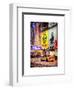 Urban Scene with Yellow Taxi-Philippe Hugonnard-Framed Art Print